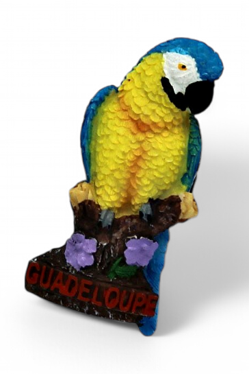 Magnet Perroquet Jaune Et Jaune