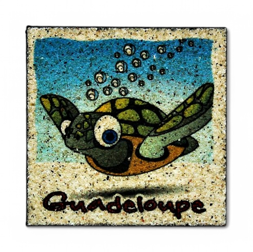 Magnet Sable Tortue Cartoon