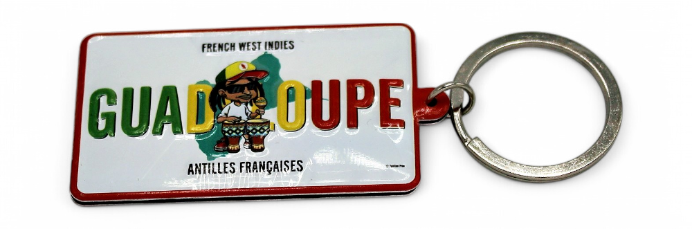 Porte-Clé Plaque Rasta