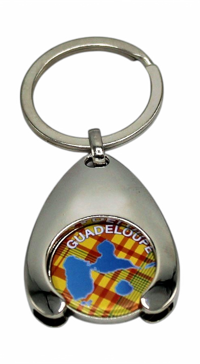 Porte-Clé Jeton Carte madras