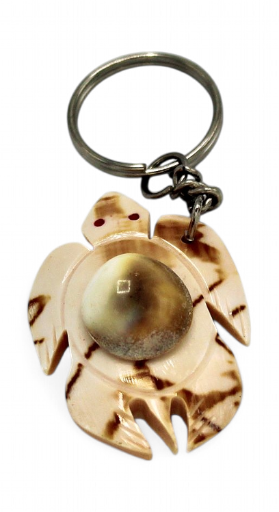 Porte-Clé Tortue Coquillage A L'Unite