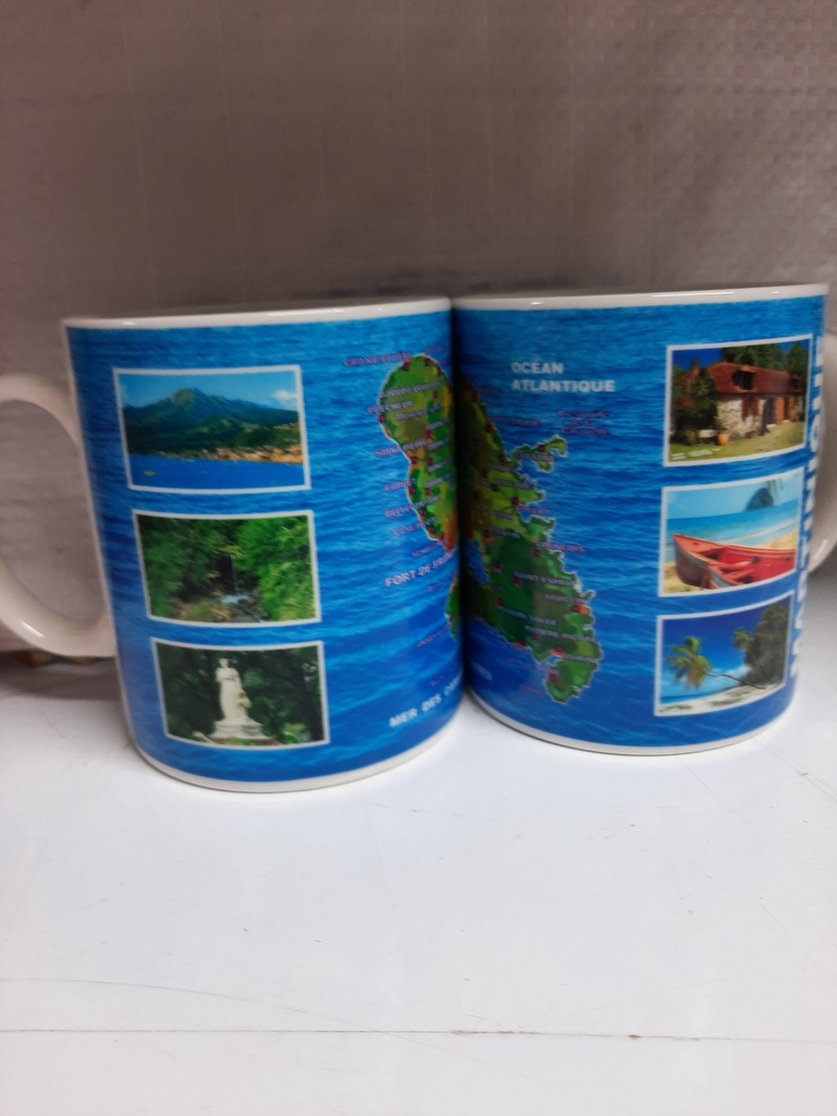 Mug Imprimé 6 Photos Carte MQ