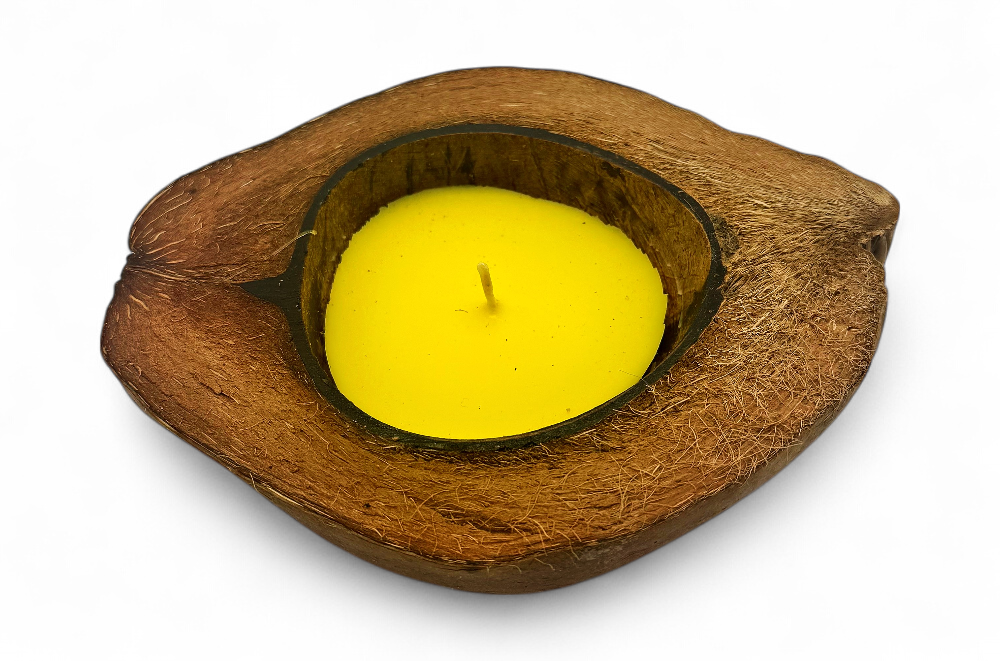 Bougie Demi Coco Avec Bourre