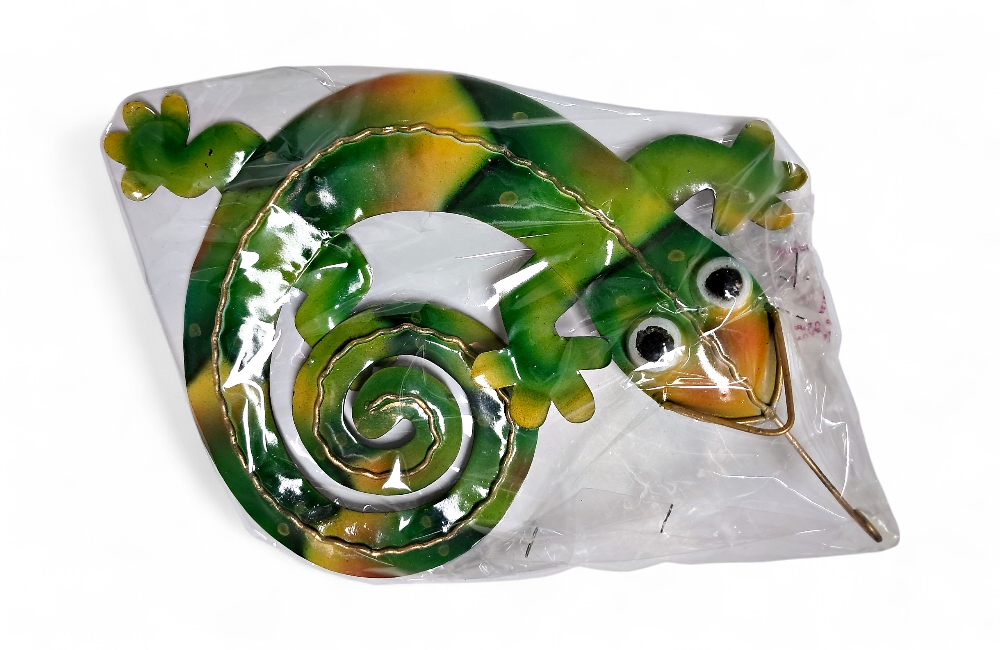 Applique Gecko Metal 20 Cm