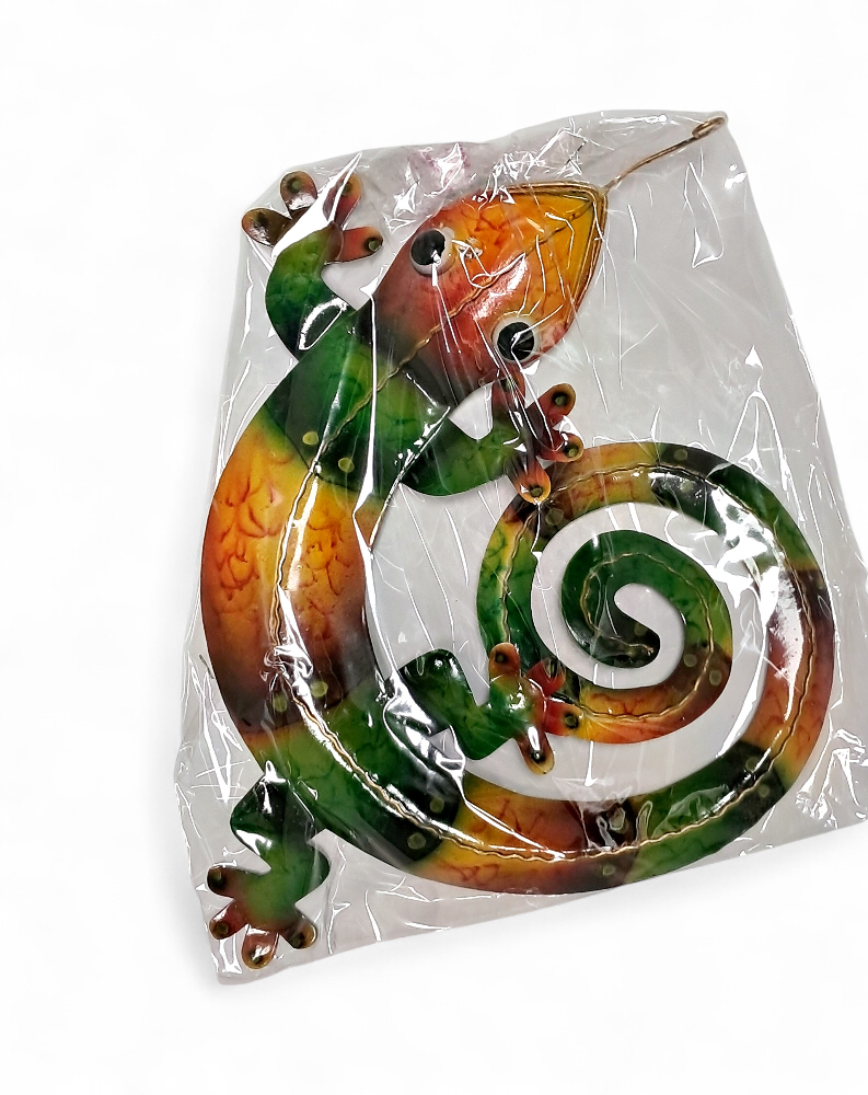Applique Gecko Metal 30 Cm