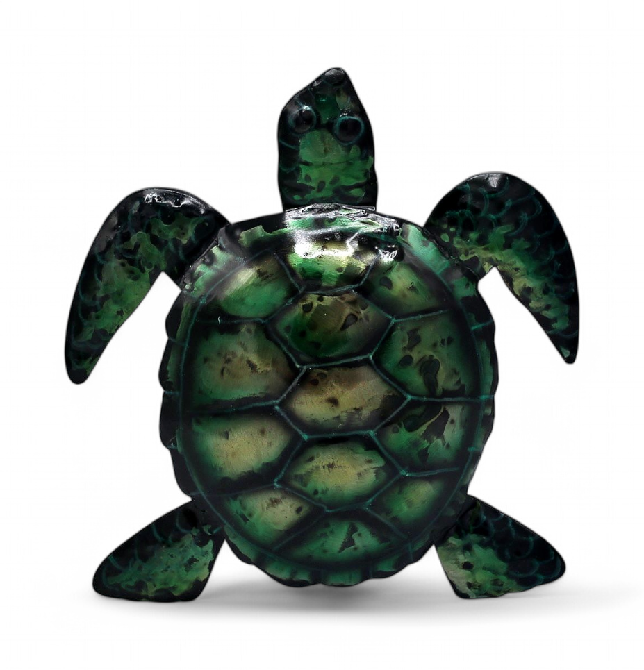 Applique Tortue Metal 20 Cm