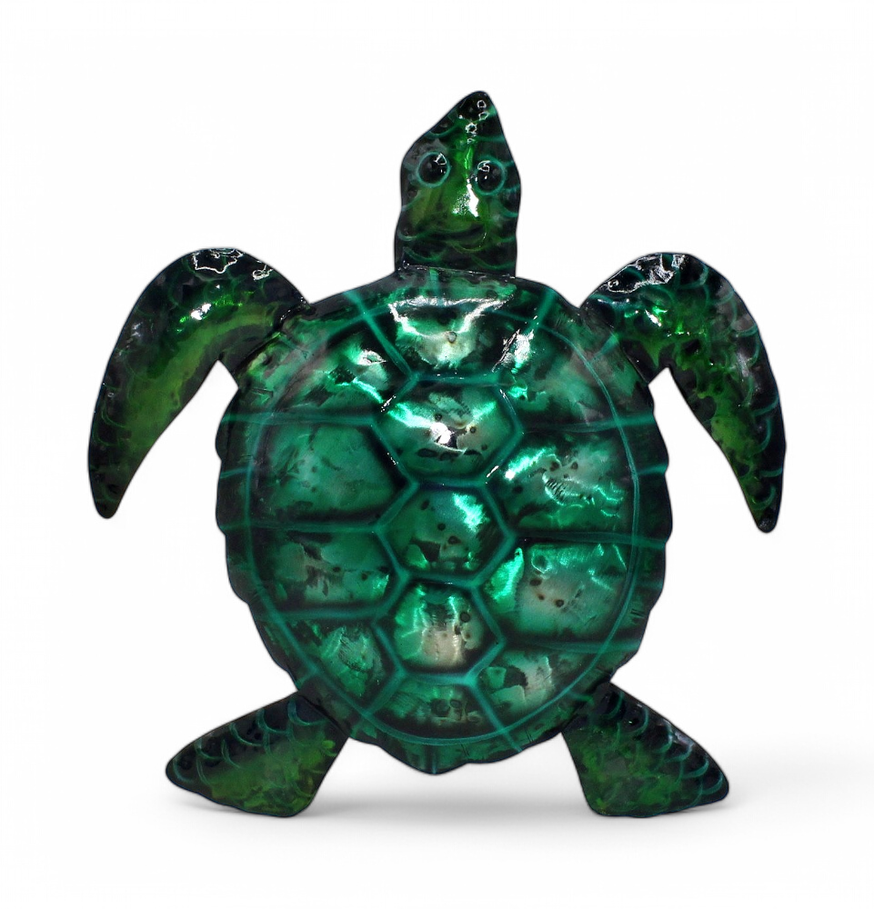 Applique Tortue Metal 30 Cm