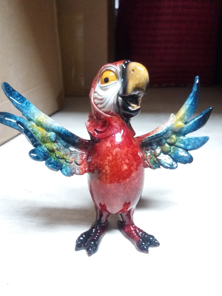 Figurine Perroquet Ailes Ouvertes