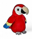 Perroquet Ara Rouge (15Cm)