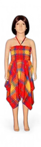 Robe Madras Pop 6-10 Ans