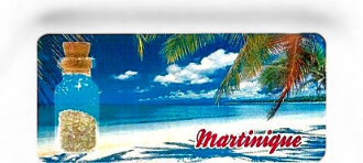 Magnet Epoxy Rectangle Avec Bouteille Saline MQ