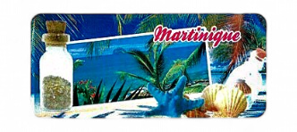 Magnet Epoxy Rectangle Avec Bouteille Multivue Diamant MQ