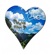 Magnet Bois Cœur JDB MQ