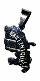 Pendantif Métal Carte Taille Petite Couleur Or