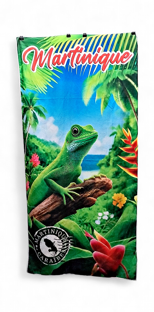 Serviette micro Fibre 250g Paysage Anolis 140x70cm