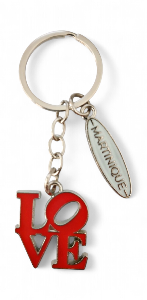 Porte-Clé Métal LOVE Breloque