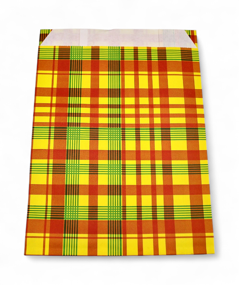 Sac Papier Madras taille 16*22 cm