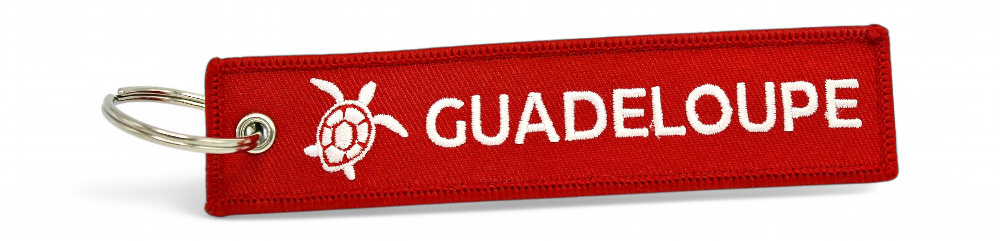 Porte-Clé Flamme Rouge Brodé 