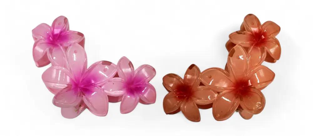 Pince cheveux 3 fleurs 