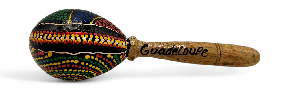 Maracas stick abstract 10cm