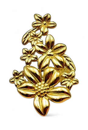 Bague inoxydable farandole d'hibiscus