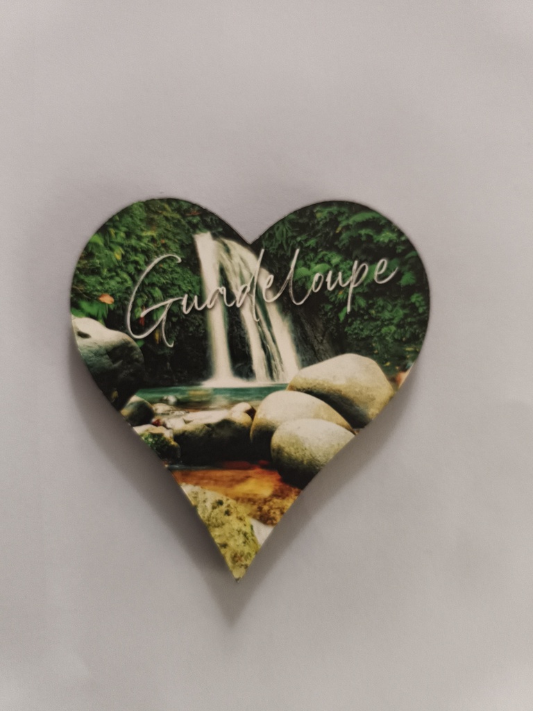 Magnet MDF Cœur - Cascade aux Ecrevisses GP
